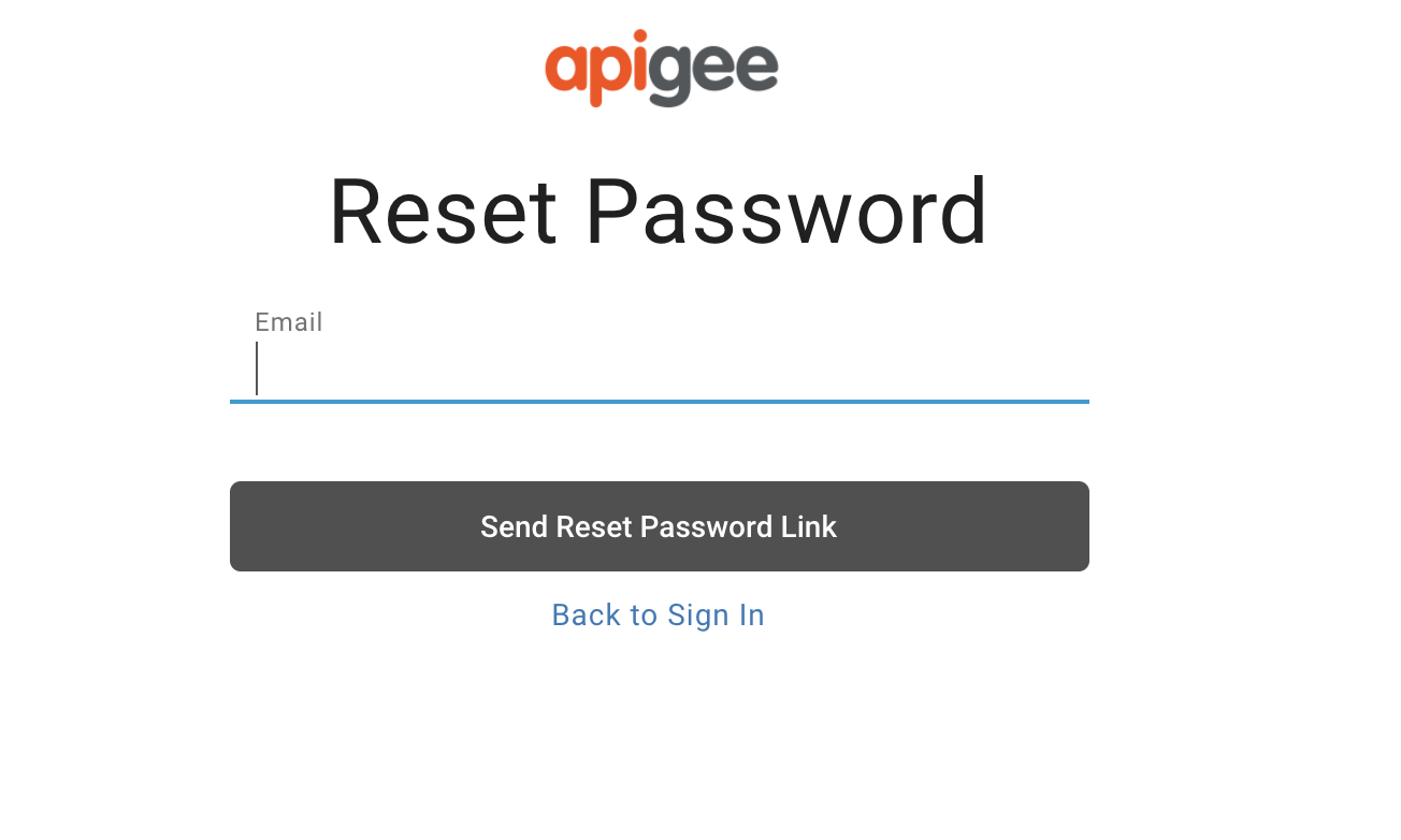send reset password link