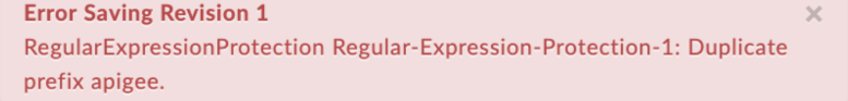 ข้อความแสดงข้อผิดพลาด DuplicatePrefix