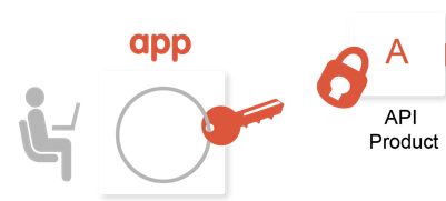 A client app
        needs a key to call an API associated with an API Product.
