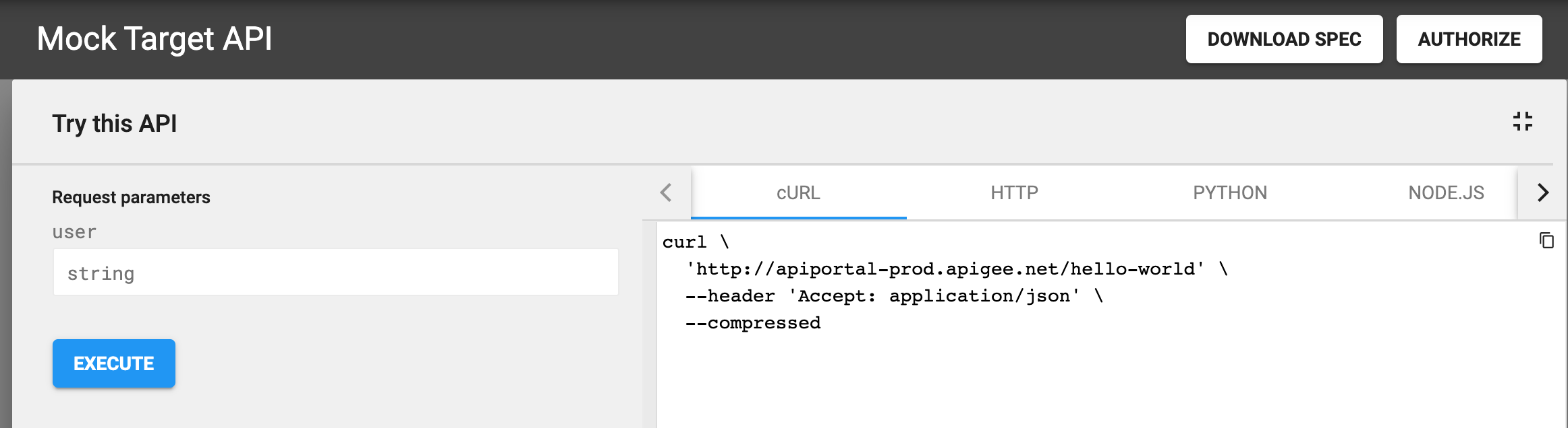 Panel Coba API ini diperluas