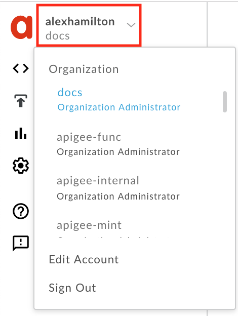 memilih org di menu profil pengguna