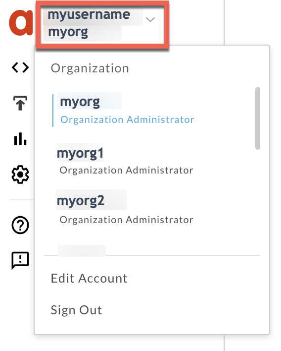 выпадающий список организации