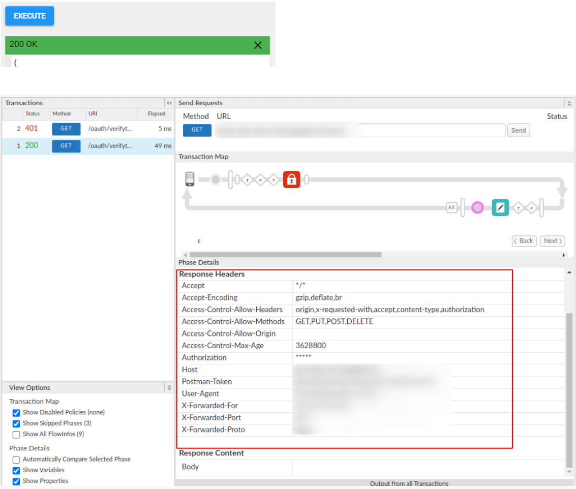 Beispiel für eine Erfolgsmeldung, für ein größeres Bild klicken